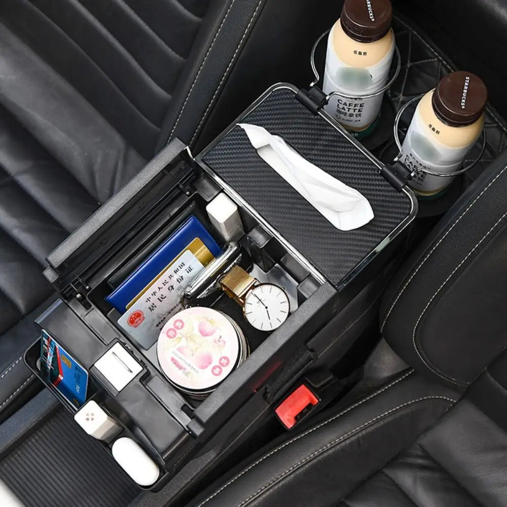 Universal Car Armrest Storage Box Comfortable Center Console Armrest Cushion Non-slip Car Elbow Support Pad