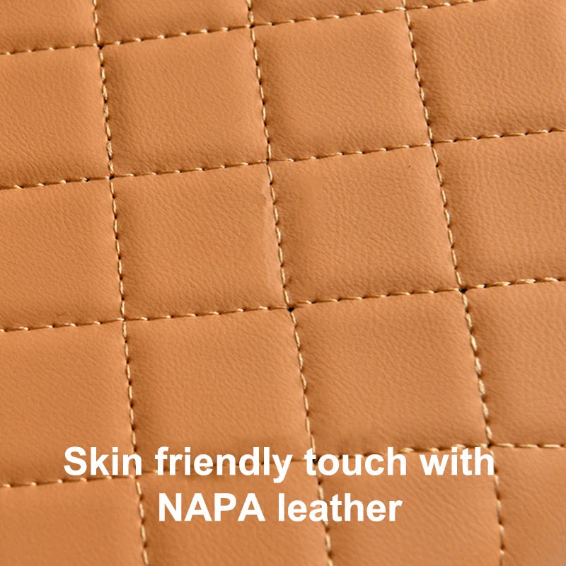 Portable Center Console Armrest Cushion Leather With Cup Holder Tissue Box Car Armrest Pillow Multifunctional Parts & Accessorie
