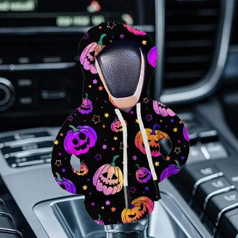 Shift Knob Hoodie Creative Cotton Car Shift Knob Cover Funny Car Interior Decoration Car Gear Stick Shift Knob Cover
