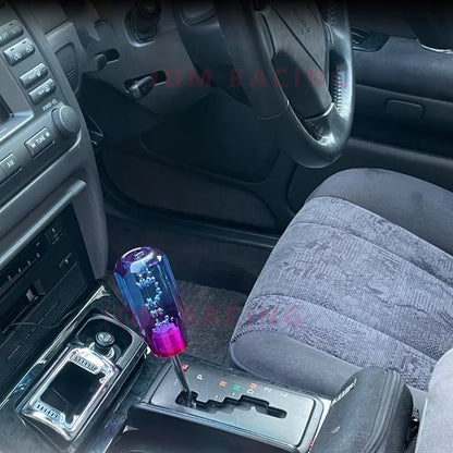10/15/20cm Blue Purple Shift Knob Crystal Transparent Gear Shift Knob Car Modification Universal Manual Automatic Shift Knob