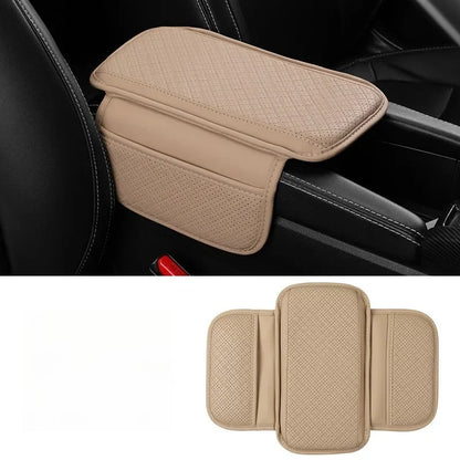 Car Armrest Cushion Universal Wear Resistant Center Console Cover with Storage Pocket  Auto Arm Rest Pad Protector Fit Most Cars