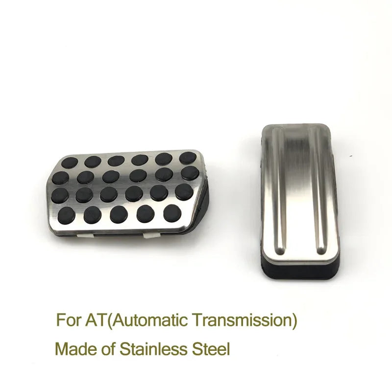 Car-styling Stainless steel Car Pedal Pads Cover MT AT case for Ford Focus 2 mk2 focus 3 mk3