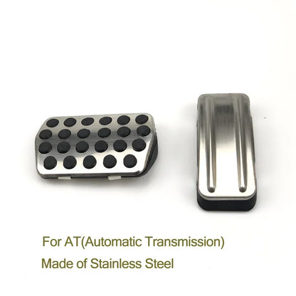 Car-styling Stainless steel Car Pedal Pads Cover MT AT case for Ford Focus 2 mk2 focus 3 mk3