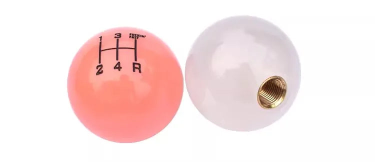 Shine shift knob round with gear manual gear shift lever gear head fun cool car modification accessories beautiful interesting