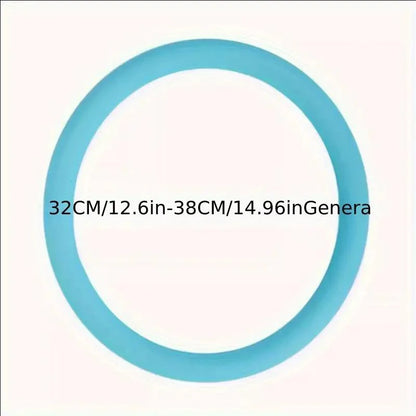 Silicone Steering Wheel Cover Ultra-thin Anti-slip Steering Wheel Cover Soft Silicone Accessories Universal Steering Wheel Cover