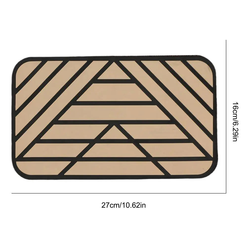 Car Main Driver Heel Pad Auto Brake Foot Pedal Floor Mat Anti-slip Wear-resistant PVC Footrest Plate Heel Pad For Car Driving