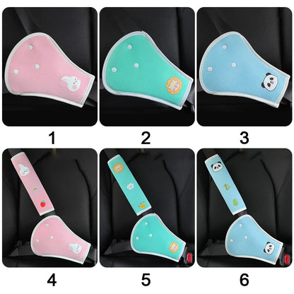 Universal Car Seat Belt Cover Adjustable Car Safety Belt Cover Shoulder Pad for Kids Adults Car Interior Accessories