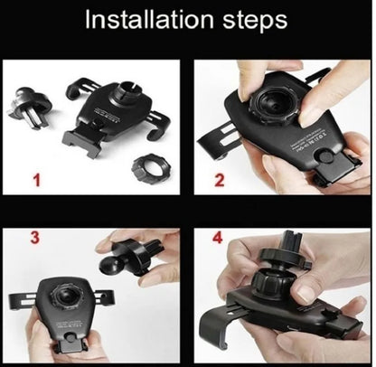 C5 Car Holder For Phone Multi-function Mobile Phone Holder Gravity Bracket Sun Visor Mirror Dashboard GPS Smartphone For iPhone