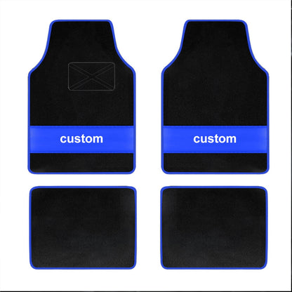 Car Floor Mats Universal Custom picture 4pcs Auto Carpet  Interior Accessories Car Mats