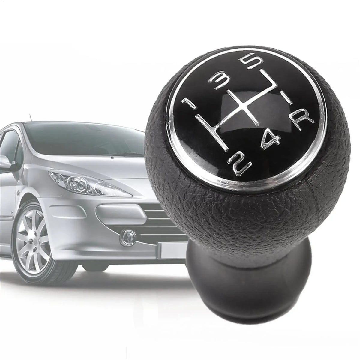 5 Speed Manual Car Gear Shift Shifter Knob for Easy installation Automotive Supplies good quality durable Direct Replacement