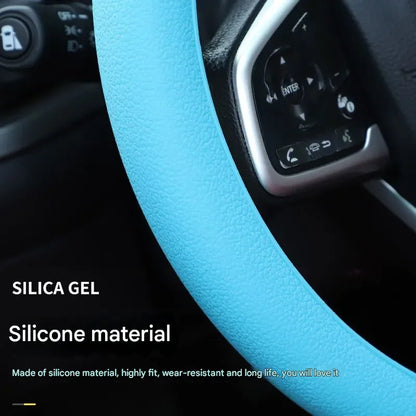 Steering Wheel Cover Protects the Car 2025 New Four Seasons Universal Silicone Advanced Ultra-Thin Non-Slip