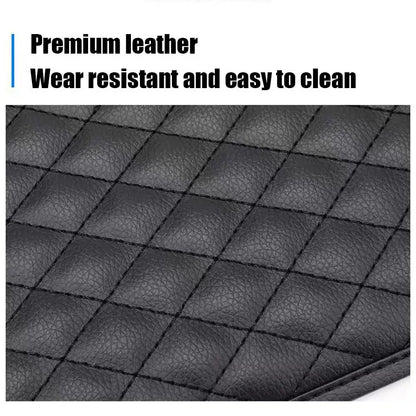 Universal Car Armrest Pad, Center Console Armrest Cover Cushion, PU Leather interior Protective Mat for Most Vehicles Auto Acces