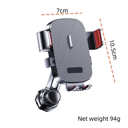 Car Phone Holder New Universal Phone Holder with Hook Clip, Automatic Locking Without Blocking Air Outlet, Car Ventilation
