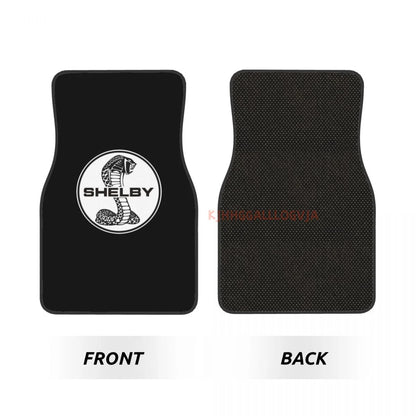 Shelby 4PCS Crystal Velvet Car Floor Mats Set of Four Anti Fouling Car Mats Carpet Anti Slip Car Floor Mats
