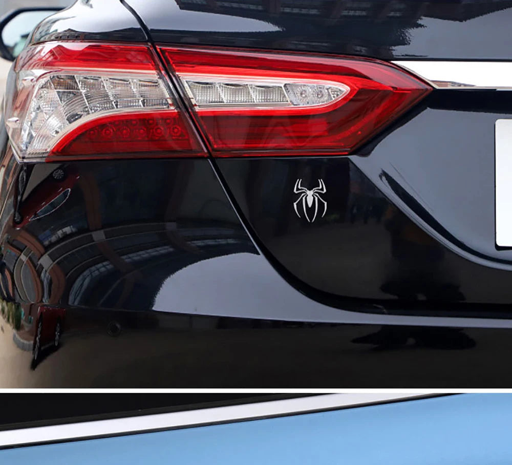Universal 3D Metal Car Stickers Spider Car Logo Chrome Badge Auto Emblem Decal Car Styling Decoration Auto Exterior Accessories