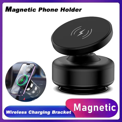 360 degree Rotation Magnetic Vacuum Car Phone Holder For Magsafe IPhone Suction Cup Navigation Stand Bracket Car Phone Holder