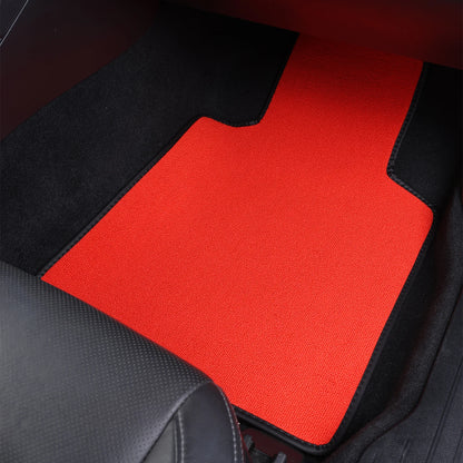 Universal Car Floor Mat Front & Rear Automotive Carpet Floor Mats for Auto SUV Sedans Vans Accessories Dirt and Wear-resistant