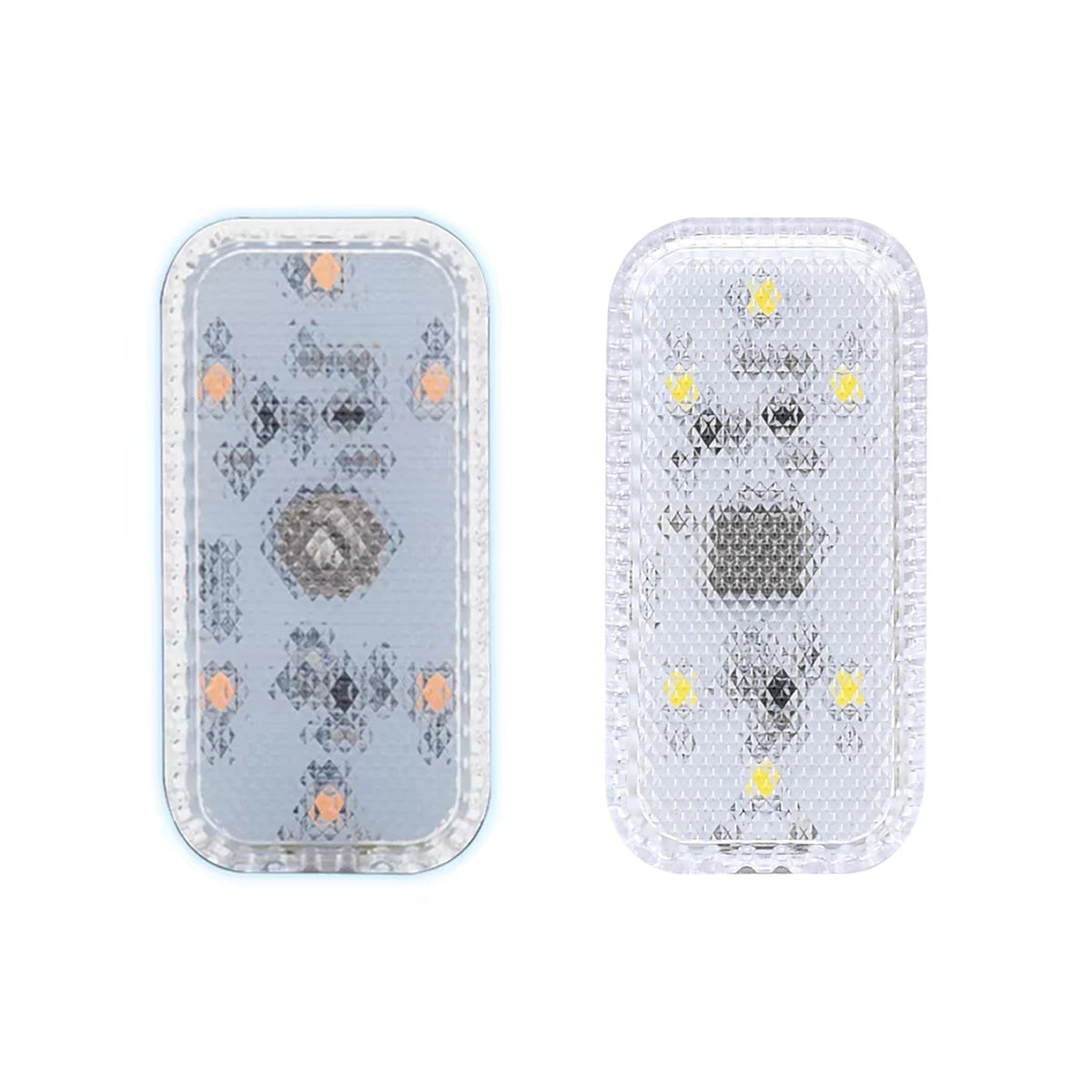LED Touch Light Mini Wireless Car Interior Lighting Auto Roof Ceiling Reading Lamp for Trunk Storage Box USB Charging