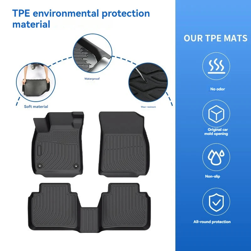 Suitable For Honda Cr-v Special Car Floor Mats, Tpe Car Floor Mats With Dirt Resistance