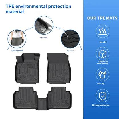 Suitable For Honda Cr-v Special Car Floor Mats, Tpe Car Floor Mats With Dirt Resistance