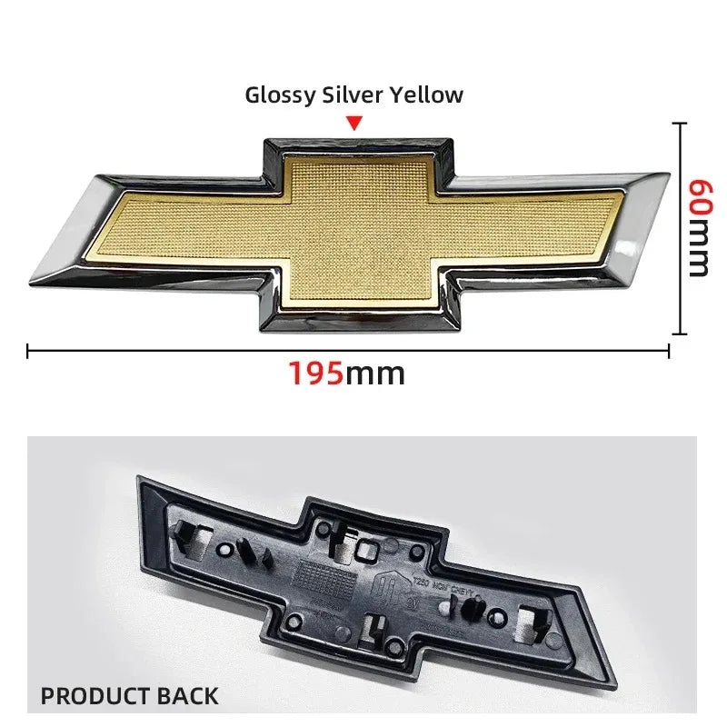 ABS Car Front Hood Emblem Sticker Rear Tail Trunk Badge Accessories for Chevrolet Epica Spark Aveo Captiva Cruze Malibu XL Trax