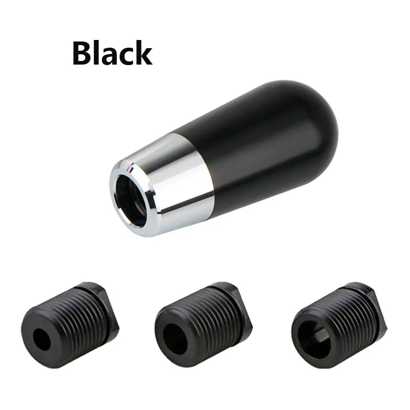 Acrylic car gear shift knob lever universal manual car gear shift knob adapter cool car hand handle ball white shift knob car