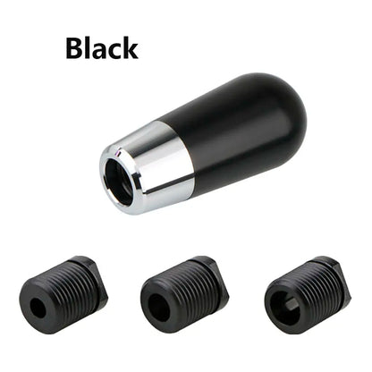 Acrylic car gear shift knob lever universal manual car gear shift knob adapter cool car hand handle ball white shift knob car