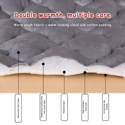 Auto Interior Accessories Winter Warm SUV Car Seat Cover Universal Cushion Front Rear Breathable Protector Mat