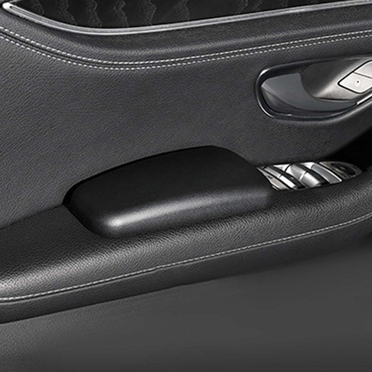 2Pcs Car Armrest Pad Soft Leather Car Knee Cushion Universal Car Door Armrest Pads Comfortable Car Arm Rest Elbow Pads