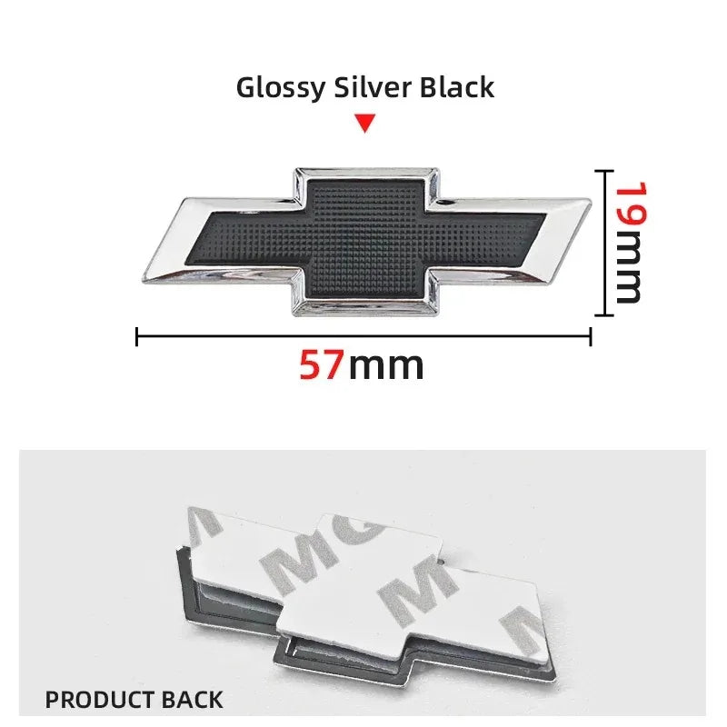 ABS Car Front Hood Emblem Sticker Rear Tail Trunk Badge Accessories for Chevrolet Epica Spark Aveo Captiva Cruze Malibu XL Trax