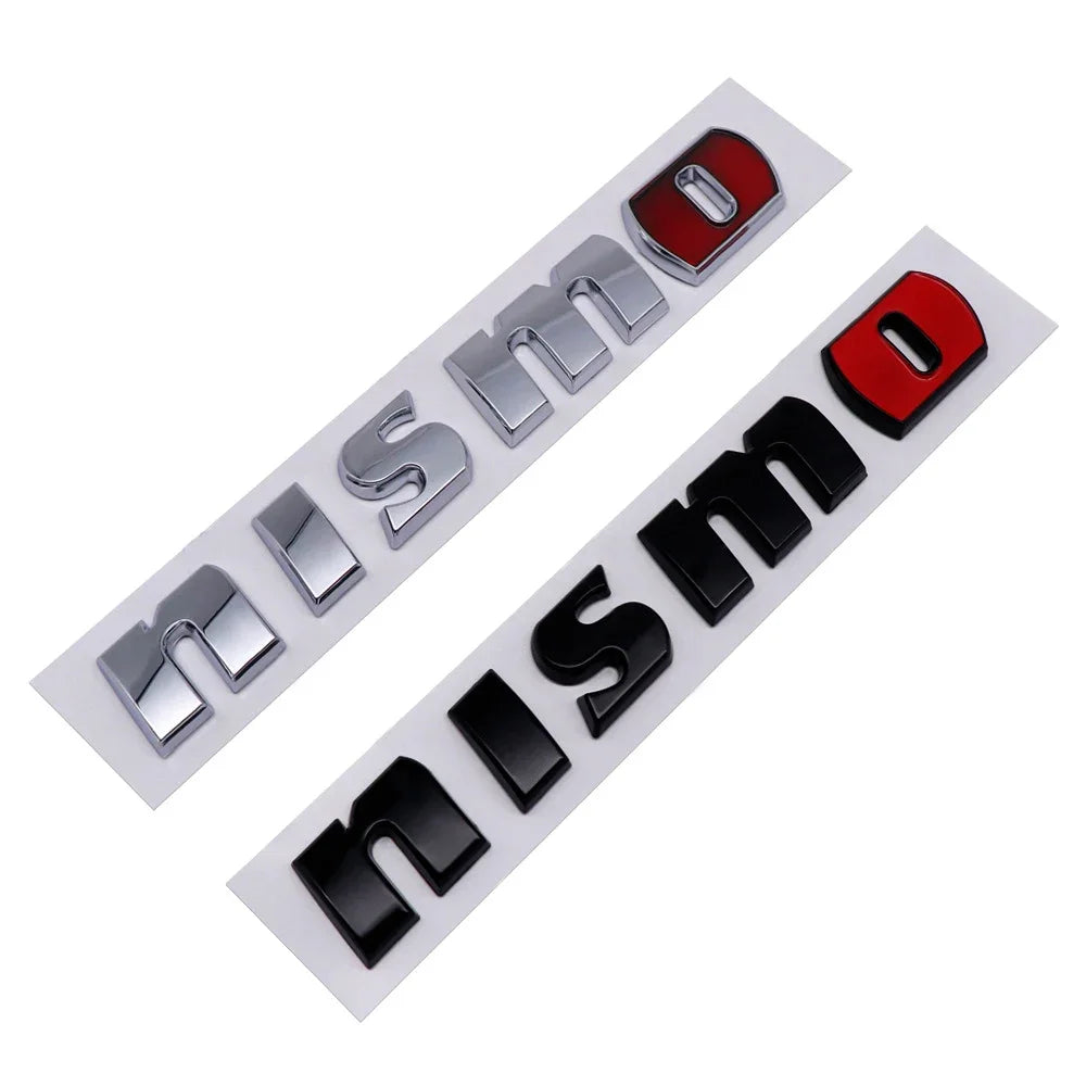 ABS Car Body Emblem Trunk Badge Sticker Decoration for Nissan Nismo Sylphy Altima Sentra X-trail Juke Livina Sunny Navara