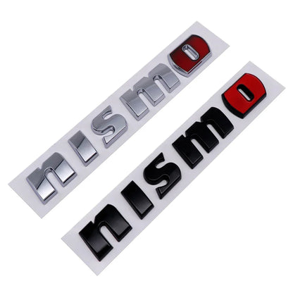 ABS Car Body Emblem Trunk Badge Sticker Decoration for Nissan Nismo Sylphy Altima Sentra X-trail Juke Livina Sunny Navara