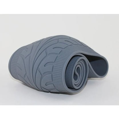 Soft Silicone Steering Wheel Cover Wear-resistant Tire Pattern Car Accessories Auto Protective Decoration Steering Wheel Cover