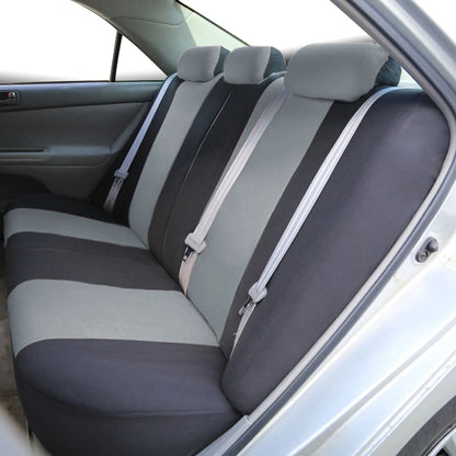 Four Seasons Fashion Universal 9 pcs Car Seat Cover Polyester Fabric Car Seat Cover