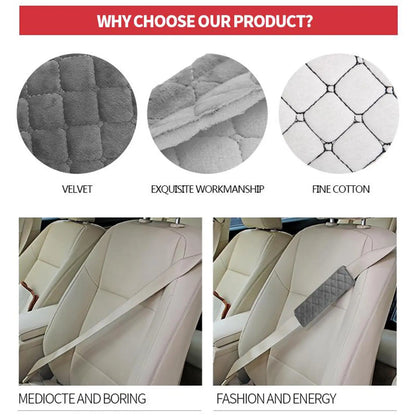 Car Seat Belt Cover Seatbelt Shoulder Pad Cushions Universal Safety Belt Shoulder Protection Comfortable Seat Belt Covers