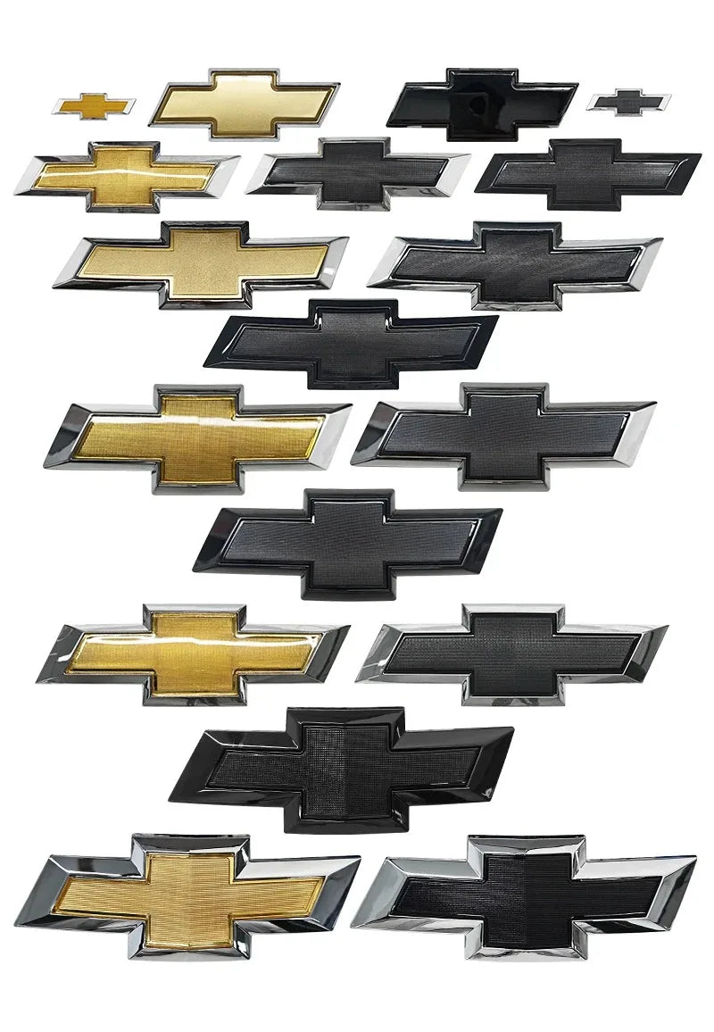 ABS Car Front Hood Emblem Sticker Rear Tail Trunk Badge Accessories for Chevrolet Epica Spark Aveo Captiva Cruze Malibu XL Trax