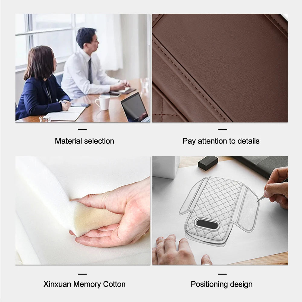 Car Armrest Pad Universal Center Console Elbow Rest Support with Tissue Storage Auto Arm Rest Mat Protection Cushion
