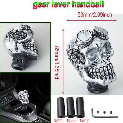 LED Lamp Shift Knob Skeleton Personalized Modification Sports Rod Gear Rod Universal Manual Head Rod Automotive Parts