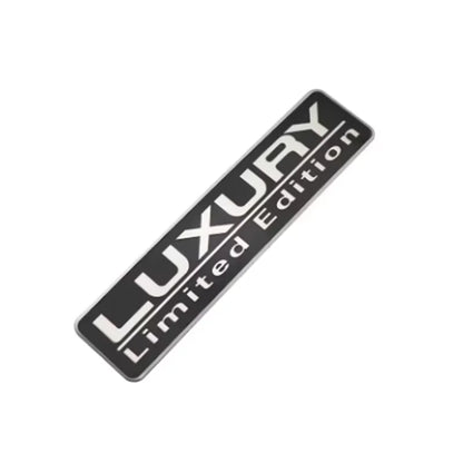 Car Chrome Luxury Limited Edition Metal Sticker Car Body Trunk Emblem Badge Stickers Decals Universal Auto Exterior Sticker
