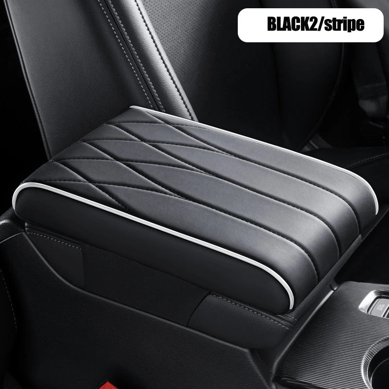 Car Strip Armrest Cushion Mat Auto Center Console Pad Memory Foam Armrest Box Hand Rest Pillow Universal Fit for Most Vehicles