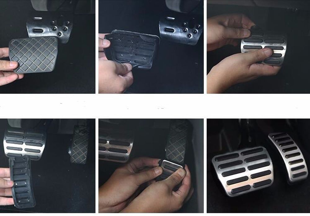 Car Pedal Pads For Volkswagen Polo Amarok Beetle Jetta MK4 Bora Golf 4 Vento /Skoda Octavia 1U Fabia 1 Rabia Rapid Roomster
