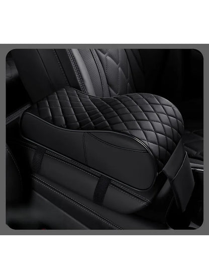 Universal Memory Foam Armrest Cushion for Car - Heightened Armrest Pad Cover, Universal Fit for Central Console Interior