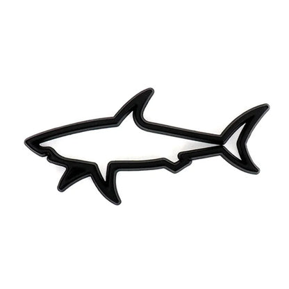 Car Styling 3D Metal Sticker Fish Shark Emblem Badge Decals Automobile Motorcycle Fuel Cap Decoration Logo Car Accessories