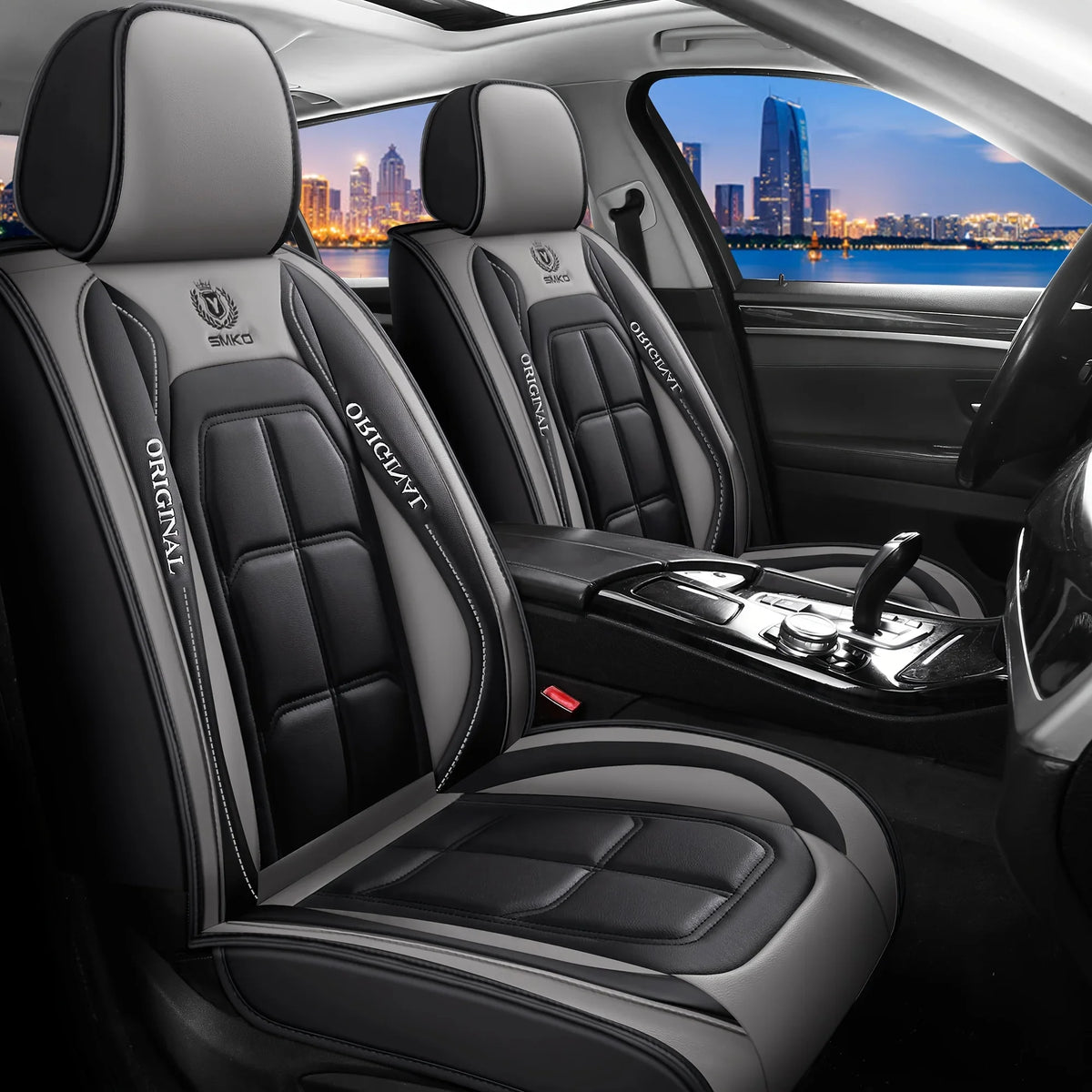 New upgraded car seat cushion, new fully enclosed car seat cover, all season universal small car seat cover, leather seat cover