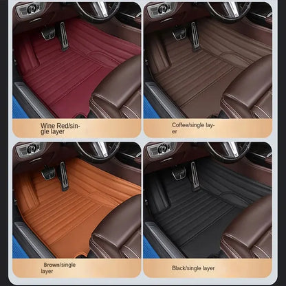 Car Floor Mats Suitable for New Beetle 2004~2009 Anti slip and wear-resistant PU leather car interior mat
