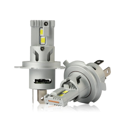Lâmpada LED H7/H4 Automotiva Mini 30000LM 6000K - com Turbo Fan