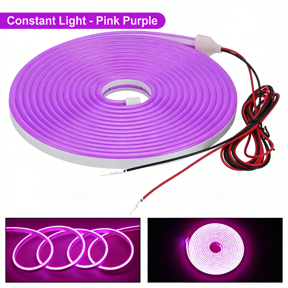 12V Car Trunk LED Strip High-Brightness 2/4M Interior Decoration Wiring Automatic Sensing Tailgate Light Strip Easy Installation