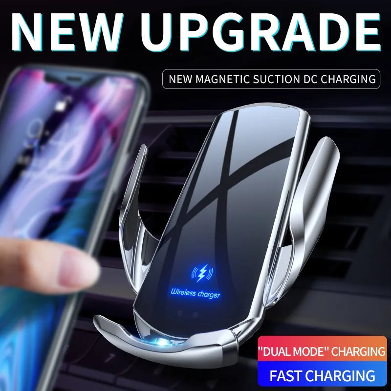 Magnetic Car Phone Holder For Hyundai Accent Solaris 2016 2017 2018 2019 2020 15W Wireless Charging Car Phone Holder Magsafe