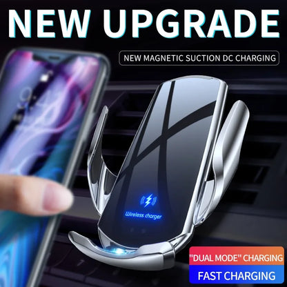 Magnetic Car Phone Holder For Hyundai Accent Solaris 2016 2017 2018 2019 2020 15W Wireless Charging Car Phone Holder Magsafe