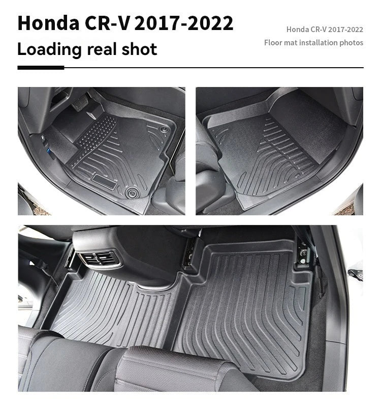 Suitable For Honda Cr-v Special Car Floor Mats, Tpe Car Floor Mats With Dirt Resistance
